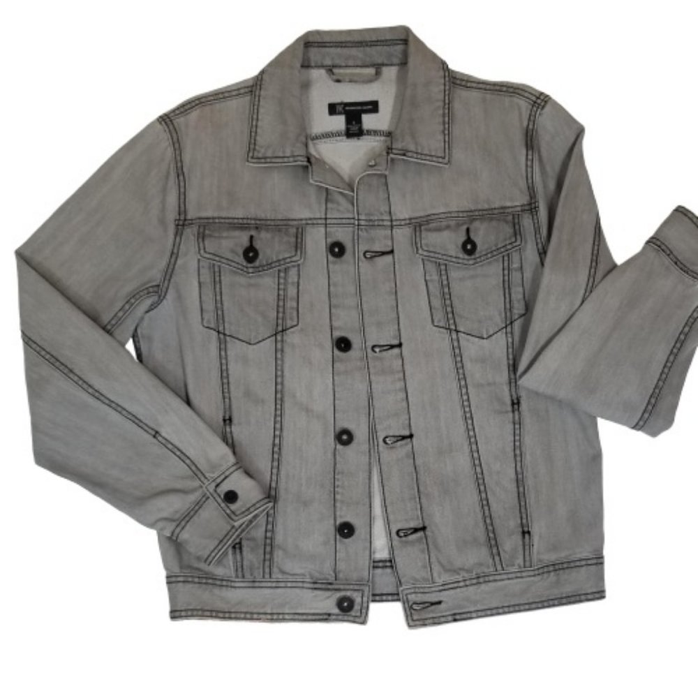 INC International Concepts Gray Men’s Denim Jacket